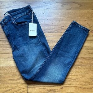 MOTHER High Waisted Looker Ankle Jeans